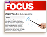 BBC Focus Magazine article on the Kymera Wand, UK