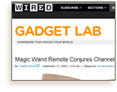 Wired Magic Wand News Article